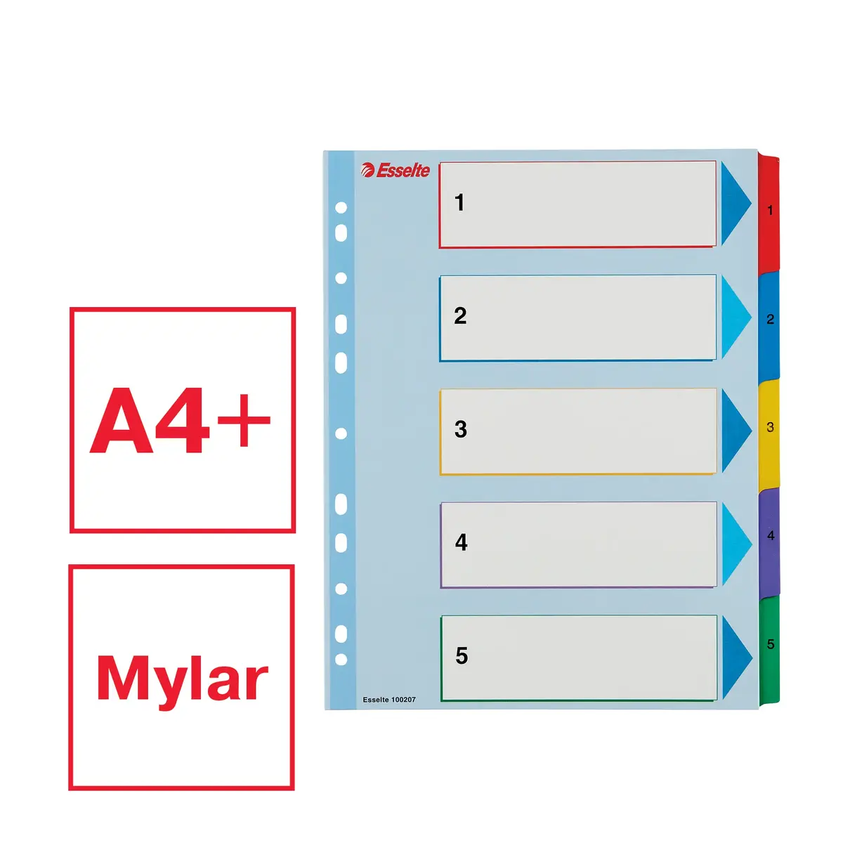 ESSELTE Index 1-5 Re-writable Mylar A4+ Photo 2