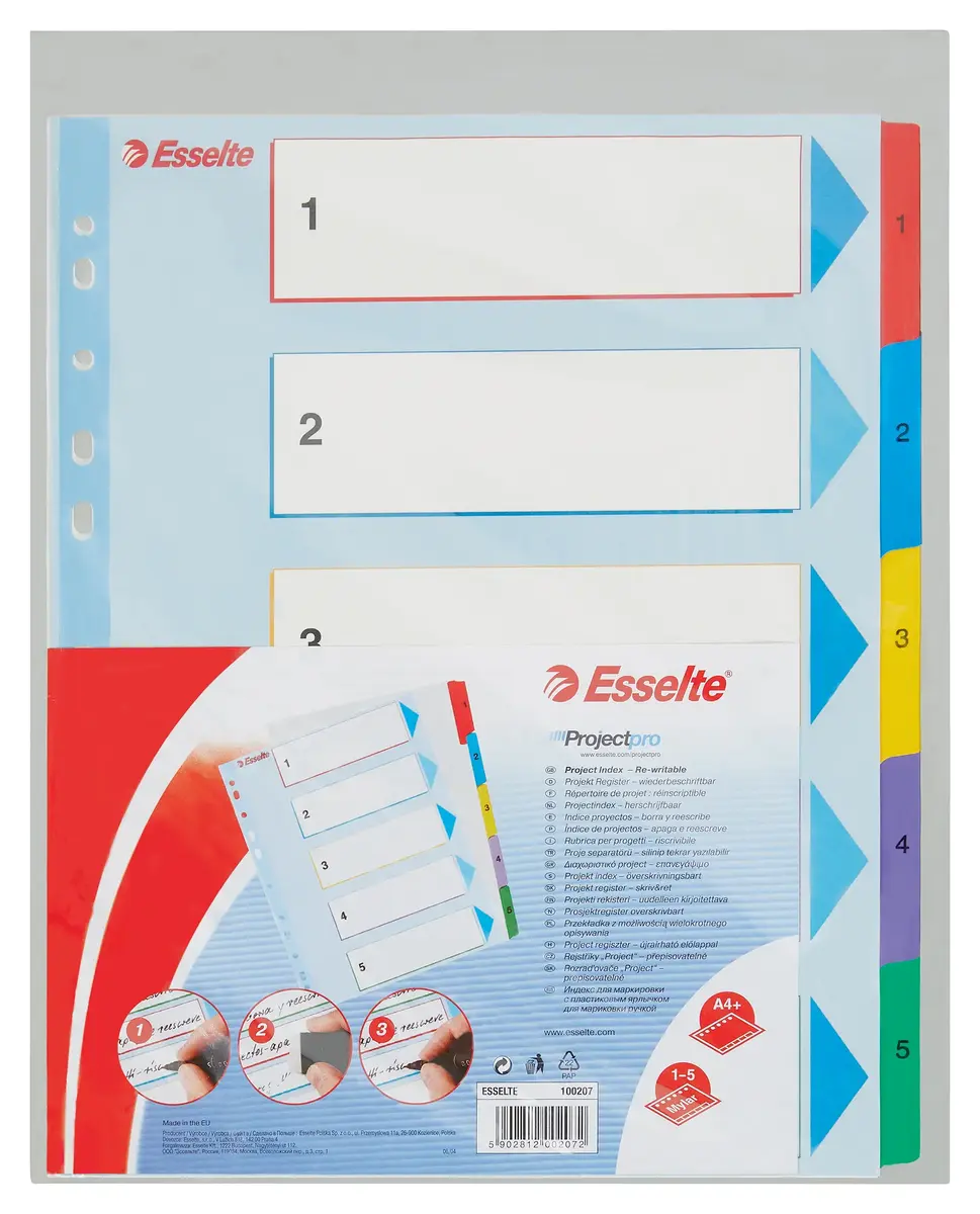 ESSELTE Index 1-5 Re-writable Mylar A4+ Photo 7