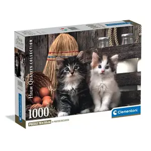 Пазл Clementoni High Quality Collection 39943 — 1000 элементов, животные, ширина 700 мм