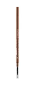 Uzacu zīmulis Catrice Slim‘Matic Ultra Precise — Warm Brown (siltināti brūns), plāns izvelkams uzgalis