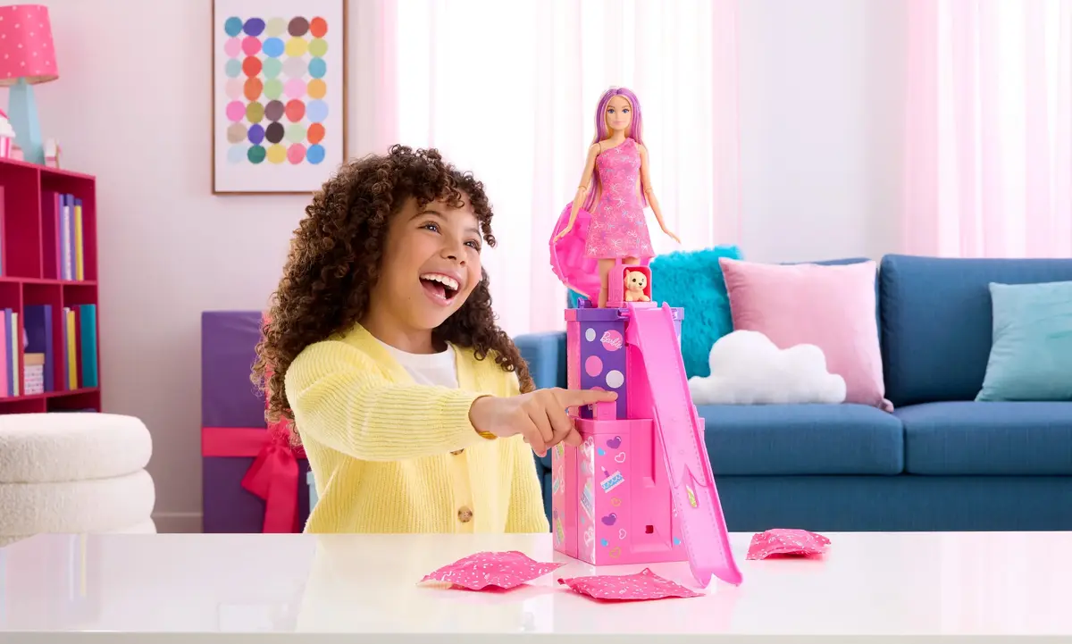 MATTEL Barbie Rise & Surprise Pet Birthday Series lelle Photo 2