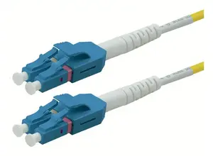 Fibre optic cable ROLINE 21.15.8642 OS2 LC–LC 2 m, 9 µm core, full duplex, yellow