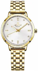 Wristwatch Giewont Sapphire GW7370-B2 — women's two-tone gold and silver design, sapphire crystal