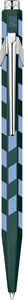 Ballpoint pen Caran d’Ache 849 Mosaic spruce green — metal body, retractable, Swiss design