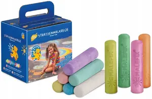 Chalk sticks Pustefix MALEFIX — 20-piece pack for outdoor pavement drawing