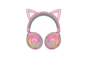 Наушники Razer Kraken Kitty V3 Pro — проводные и беспроводные, Bluetooth, окружного типа, ободные, 390 г, Rose