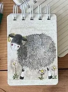 Notebook TEKA Kołonotes A7 SSN42 Owca Amos — pocket A7 size, lined pages