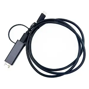 Video cable adapter Yealink 330000008024 — 1.2 m HDMI Type A to USB Type-C, black