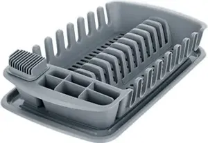Dish Drainer with Drip Tray Tescoma CLEAN KIT model 900643 grey