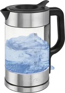 Electric kettle ProfiCook PC-WKS 1322 G — 1.7 L, 2200 W, glass & stainless steel, cordless