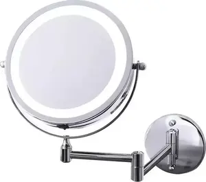 Cosmetic Makeup Mirror Sourcing MARY M. CHROME – tabletop/vanity mirror, chrome finish