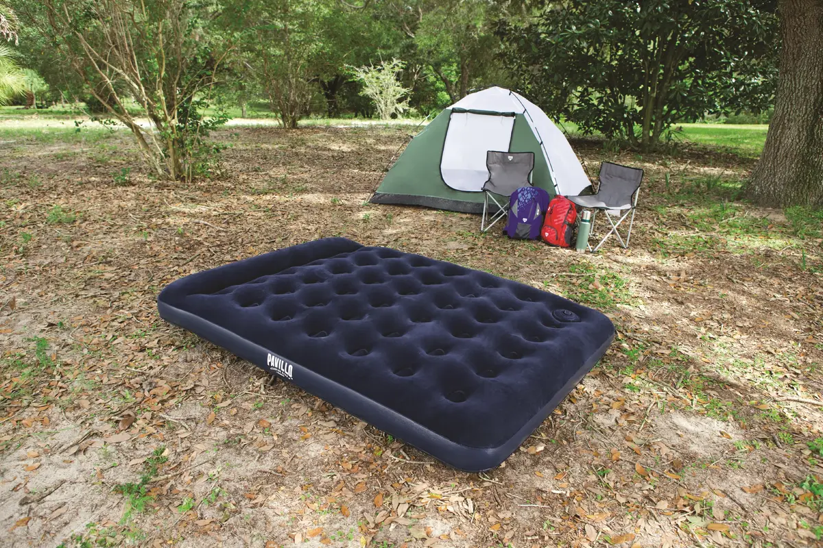 Pavillo Bestway Easy Inflate Flocked Airbed Queen Photo 13