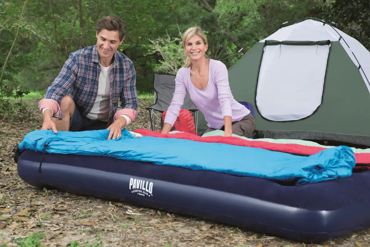 Pavillo Bestway Easy Inflate Flocked Airbed Queen Photo 20