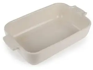 Rectangular Baking Dish 22 cm, PEUGEOT APPOLIA, Ecru