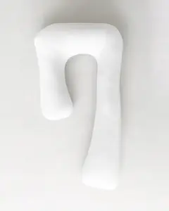 Grūtniecības un barošanas spilvens Lulando PIAPIMO tips 7 Jersey Off White — ergonomiska atbalsta spilvens