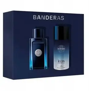 Komplekts: tualetes ūdens un dezodorants, antonio banderas The Icon — EDT 100 ml + dezodoranta aerosols 150 ml