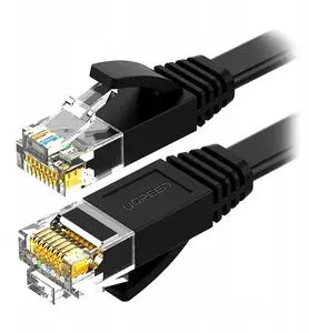Network cable UGREEN RJ45 Cat.6 flat 20 m, black