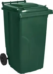Refuse Bin 240L MOBILE 2406296, 240-litre wheeled outdoor trash container