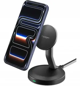 Wireless Charger Spigen Essential Magnetic MagSafe 15W, Black