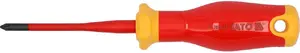 Insulated Screwdriver YATO PH1×80 mm, slim shaft, model YT-282651