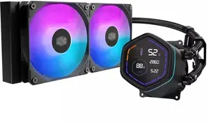 AIO liquid CPU cooler No name MLX-D24M-A18PA-RD 240mm radiator ARGB pump and dual 120mm fans