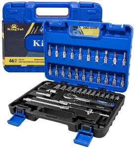 Tool set Bituxx 1/4" bits and sockets 46-piece in case