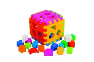 Educational Cube Czako Baczek Wiki – multicolour learning toy for early education