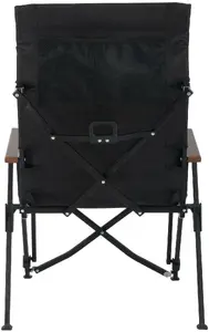 Folding Tourism Chair OUTLINER AC5969G — Black, 61×58×94 cm (seat/back dimensions and overall height)