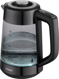 Electric glass kettle Concept Solution RK4195 with adjustable temperature control, cordless base