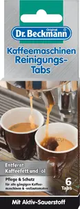 Cleaning tablets for coffee machines dr. beckmann 6 pcs (cleaning tablets) MPN 000855