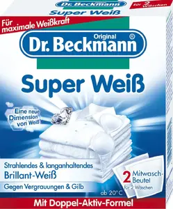 Отбеливатель для белья LENOR Dr. Beckmann 2 x 40 г — пятновыводитель для тканей, кислородный
