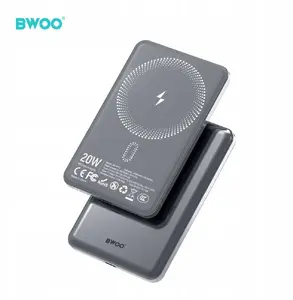 Powerbank No name P80 PD 20W 10000 mAh with USB-C cable and display, black