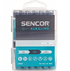 Akumulatori SENCOR alkaliskie AAA SBA LR03 komplekts 24 gab.