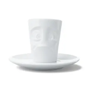 Mug FiftyEight T_02_13_01 White Espresso, single 0.08 L, 60×60×75 mm