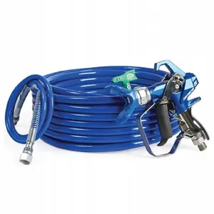 Краскораспылительная станция GRACO GRACO STANOWISKO MALARSKIE PISTOLET CONSTRACTOR PC COMPACT с шлангом BlueMax II 1/4" x 15 м, хип 3/16" x 1,4 м и насадкой 517