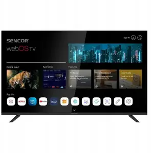 UHD TV SENCOR SLE 43US804B with webOS, 43-inch (model SLE 43US804B)