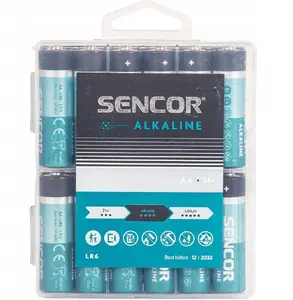 Battery pack SENCOR Sencor SBA LR6 24 BOX AA alkaline batteries pack of 24