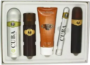 Cuba Gold for Men fragrance set by Cuba — gift set with men's eau de toilette and accessories (mpn 20824-uniw)