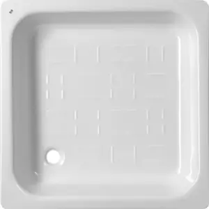 Shower tray Sourcing SQUARE SHOWER TRAY 80×80 cm, low-profile square acrylic/resin shower base