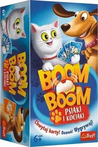 Настольная игра TREFL Boom Boom Psiaki i Kociaki – семейная детская игра (mpn 01909)