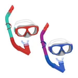 Маска с трубкой Bestway Explora Kids 7+ — полумаска для детей, 209 г