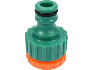 Water hose fitting Flo 89017, garden hose connector, 1 pc