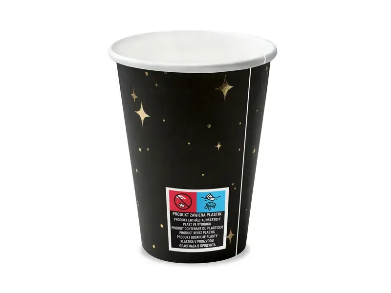 Papīra vienreizlietojamās glāzes PartyDeco KPP27-010-EU1 260 ml Photo 2
