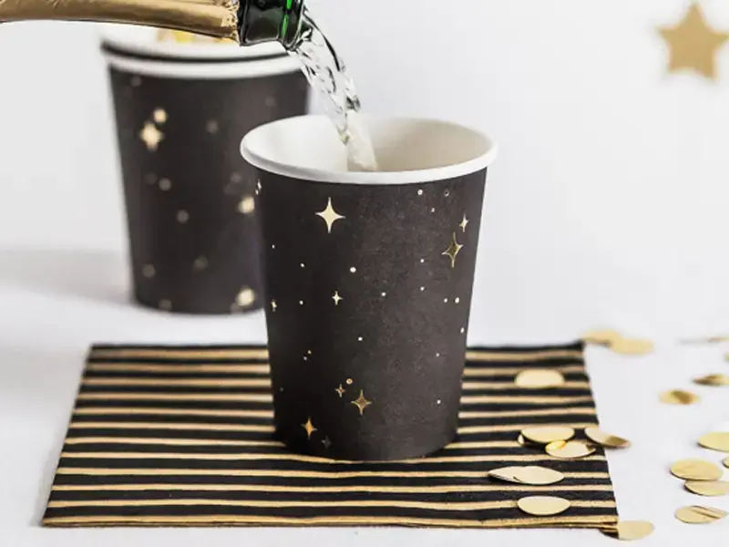 Papīra vienreizlietojamās glāzes PartyDeco KPP27-010-EU1 260 ml Photo 3