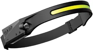 ARCAS HEADLIGHT 5+3W 380LM IPX4 TW PIR — налобный фонарь с датчиком движения