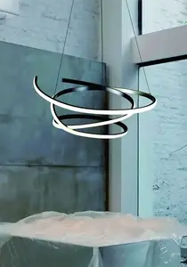 Подвесной LED светильник DOMOLETTI SIBIU 42W 4000K черный — потолочный подвес