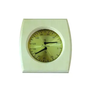 Sauna THERMOMETER WITH HYGROMETER AP-020BW — analog sauna thermometer with hygrometer