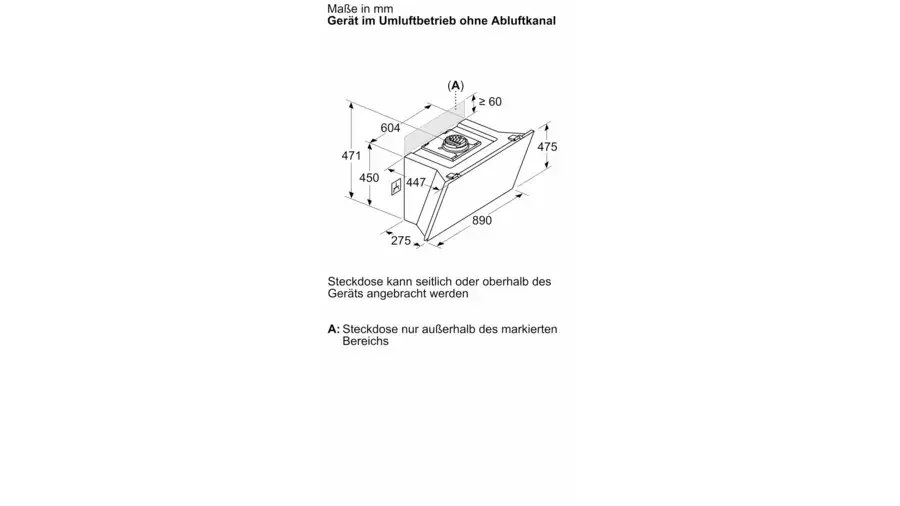 Bosch Serie 8 DWK91LT60 настенная вытяжка Photo 4