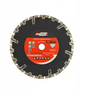 Алмазный диск AWTools 350x32 мм, сегментный край, для глубокого реза