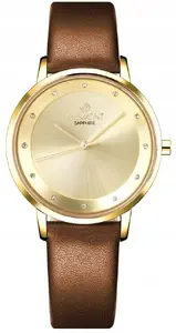 Wrist watch Giewont Sapphire GW4130-A2 — women's gold-tone analogue timepiece with sapphire crystal